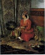unknow artist, Arab or Arabic people and life. Orientalism oil paintings  225